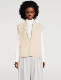 Fine Knit Buttoned Vest