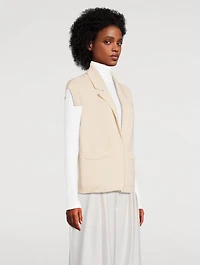 Fine Knit Buttoned Vest