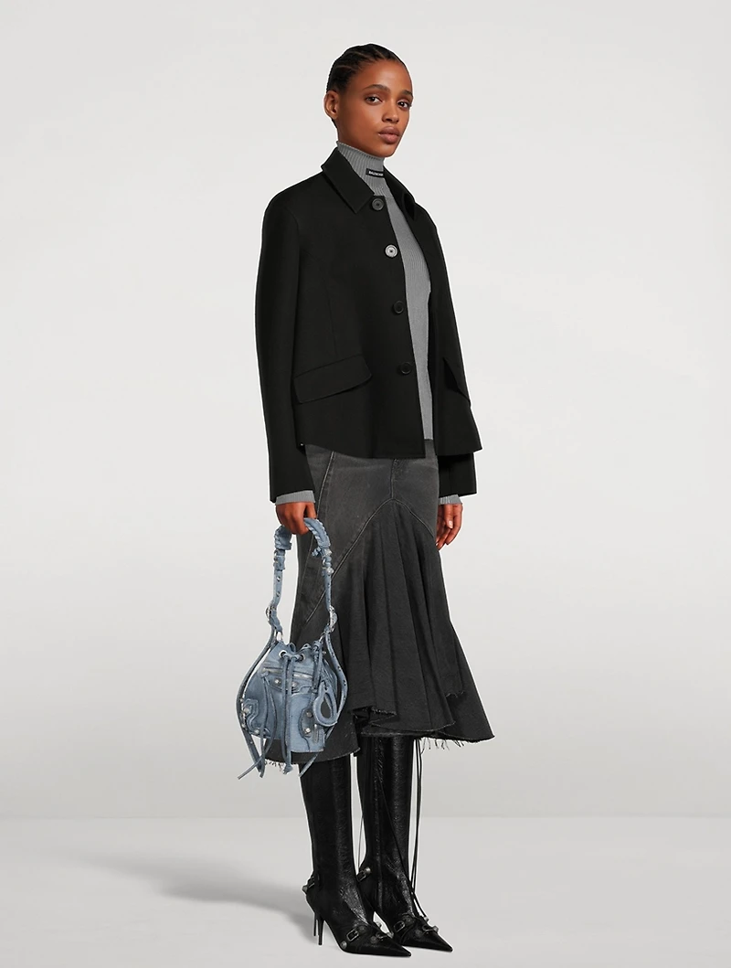 XS Le Cagole Denim Bucket Bag