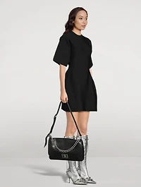 Large BB Leather Shoulder Bag
