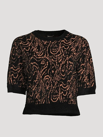 Cavil Jacquard Knit Top