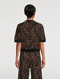 Cavil Jacquard Knit Top