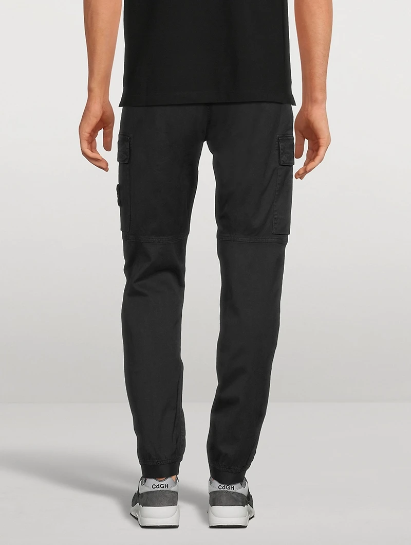 Cotton Stretch Cargo Pants