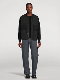 Cotton Straight-Leg Pants