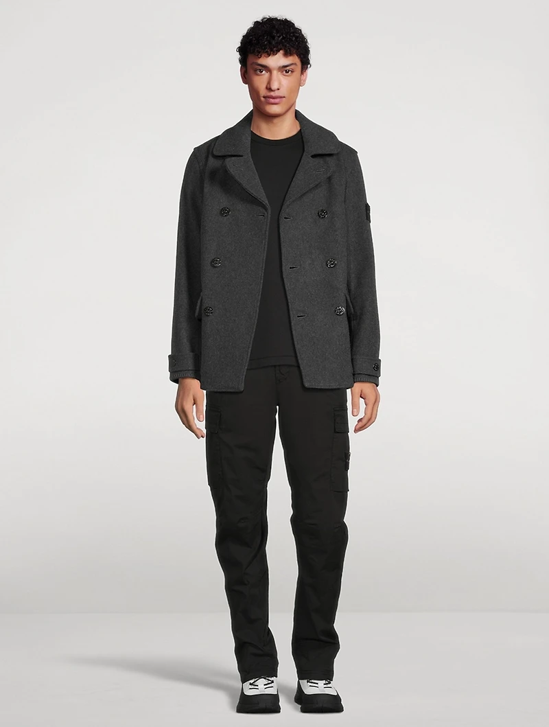 Wool-Blend Peacoat