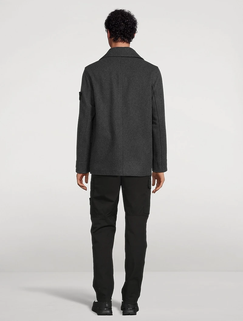 Wool-Blend Peacoat