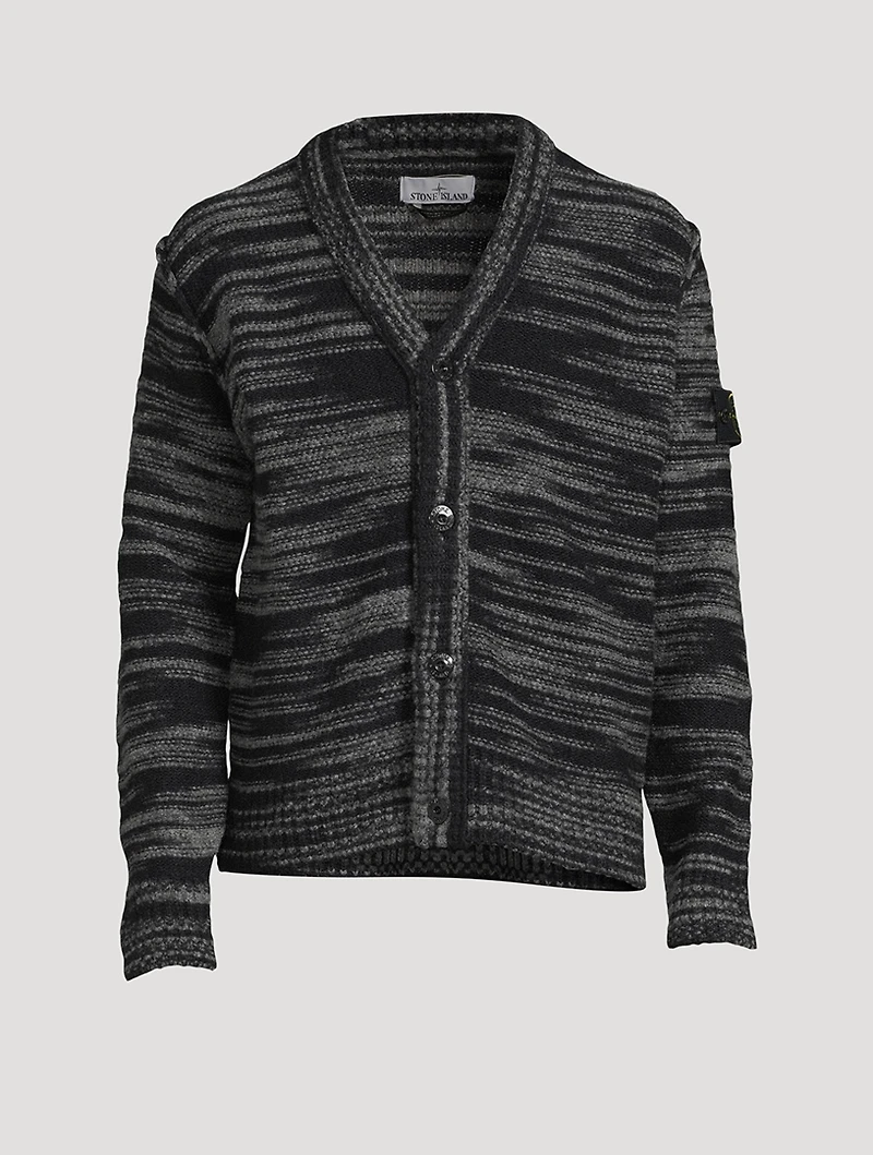 Wool And Nylon Cardigan