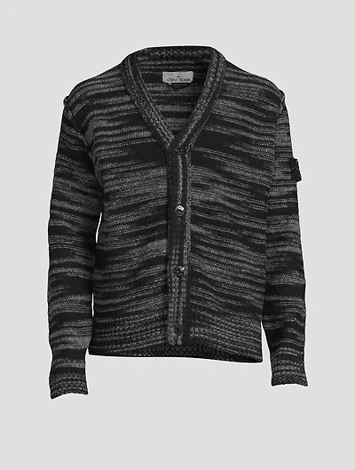 Wool And Nylon Cardigan