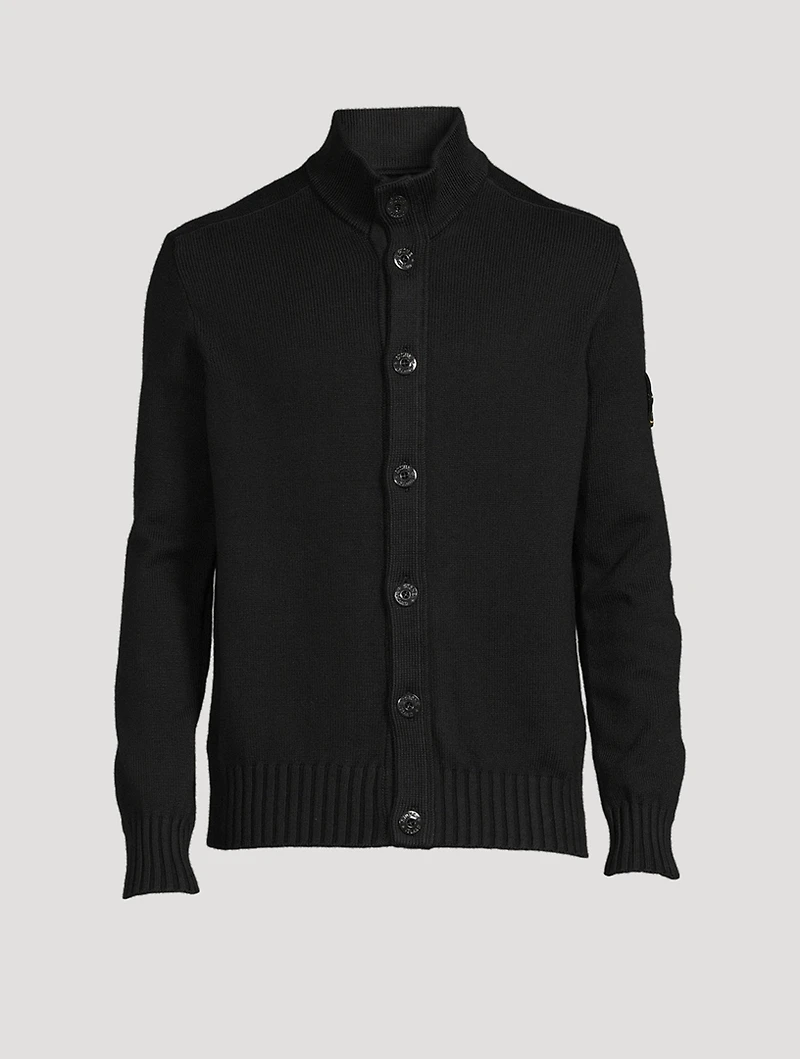 Cotton-Blend Cardigan