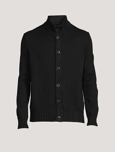 Cotton-Blend Cardigan