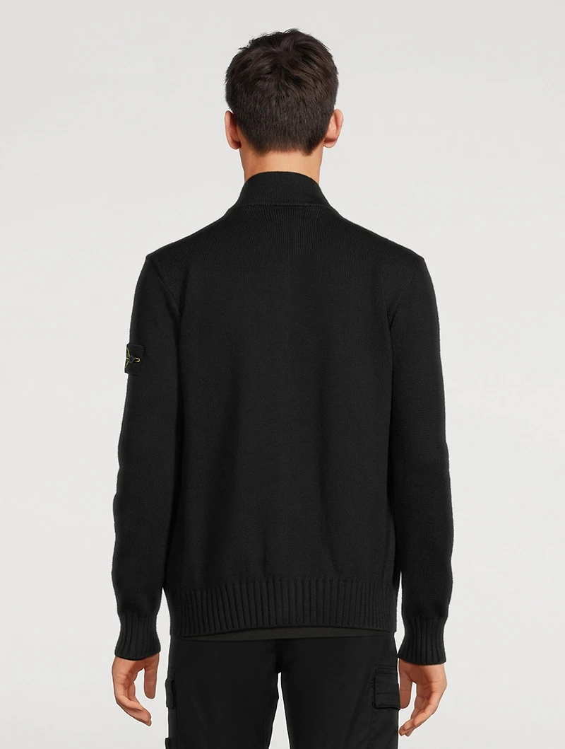 Cotton-Blend Cardigan