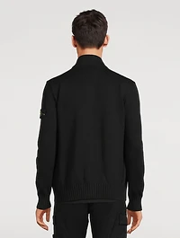 Cotton-Blend Cardigan