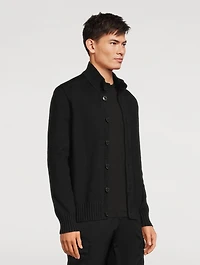Cotton-Blend Cardigan