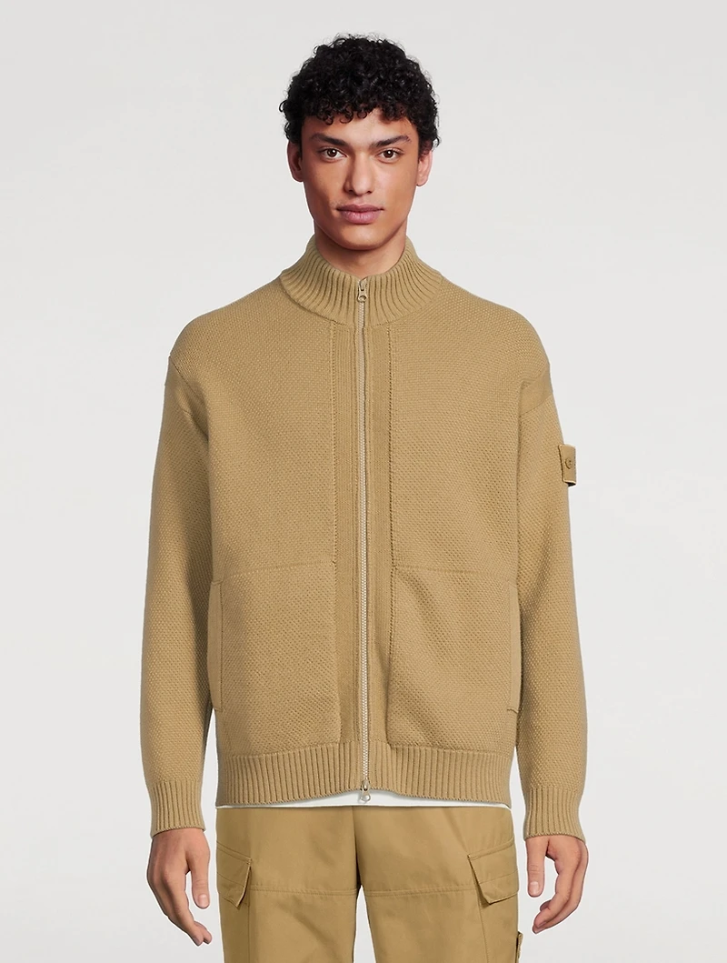 Ghost Wool Zip Sweater