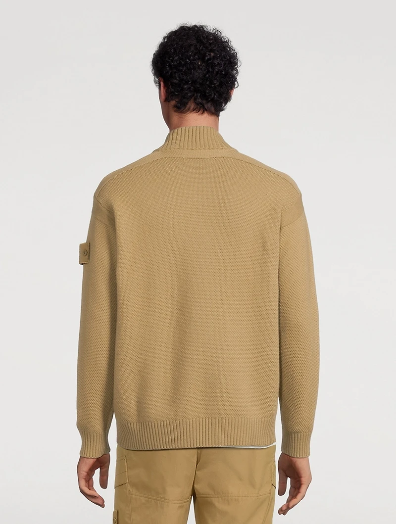 Ghost Wool Zip Sweater