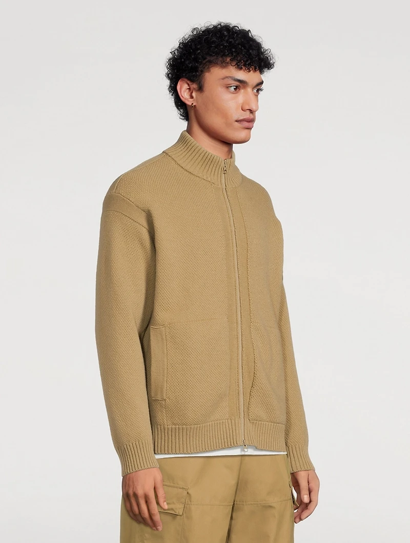 Ghost Wool Zip Sweater