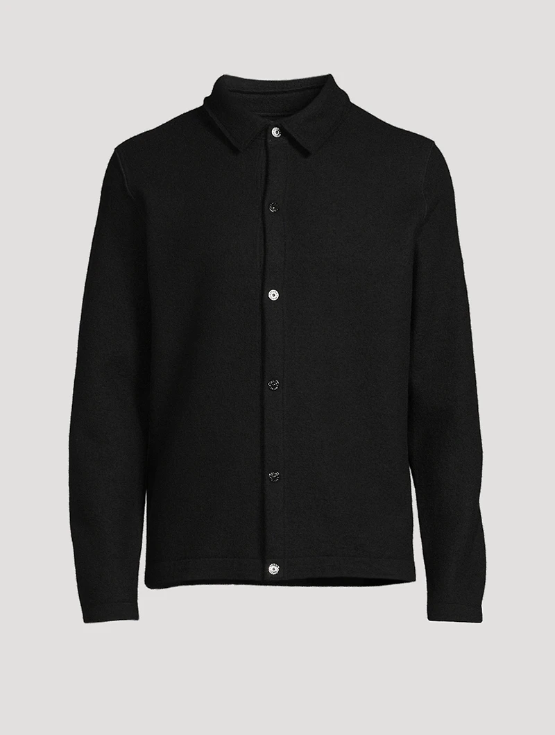 Felted Wool Overshirt