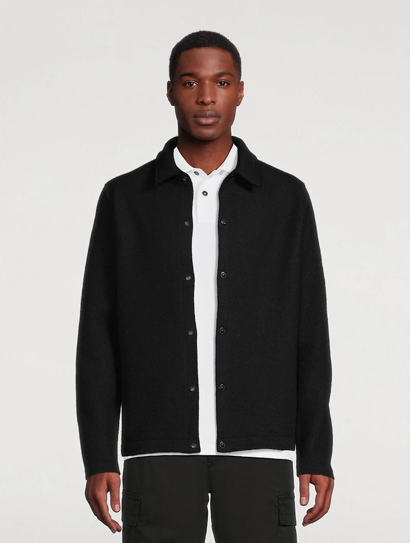 Felted Wool Overshirt
