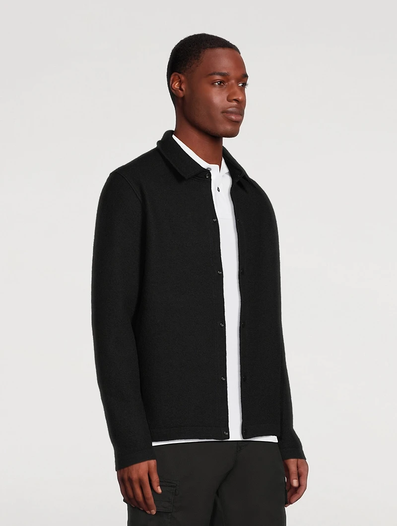 Felted Wool Overshirt