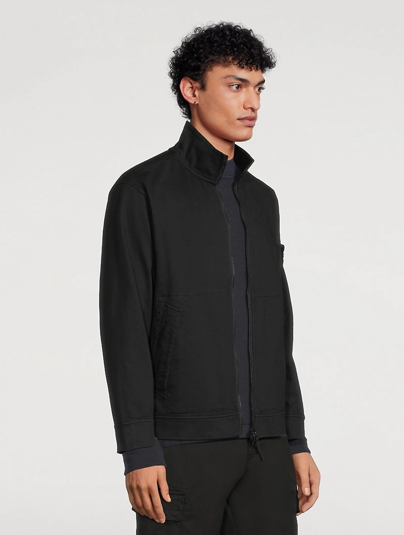 Cotton Zip Sweatshirt