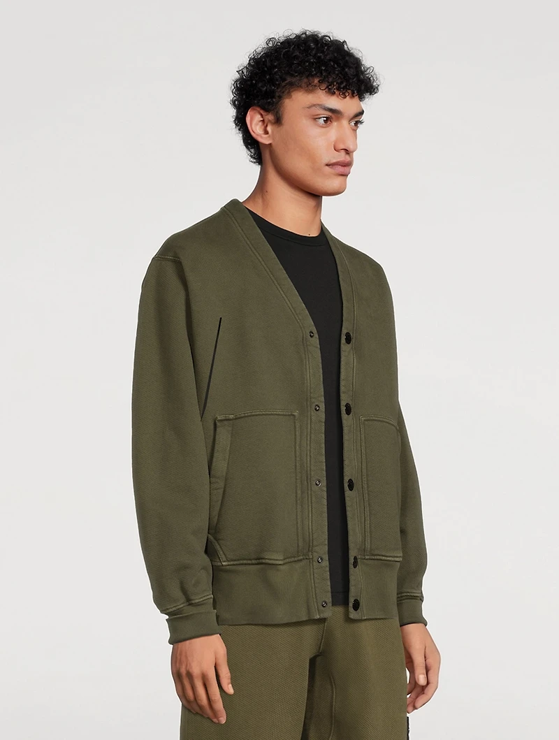 Cotton Jersey Cardigan