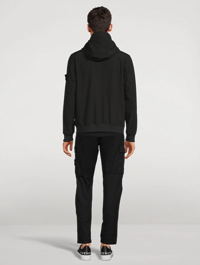 Light Soft Shell Hooded Jacket