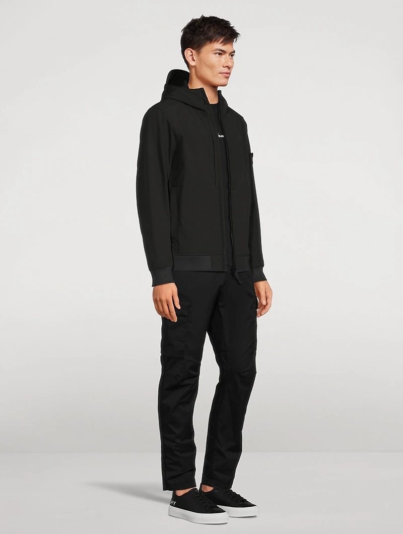Light Soft Shell Hooded Jacket