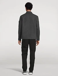 Wool-Blend Overshirt Jacket