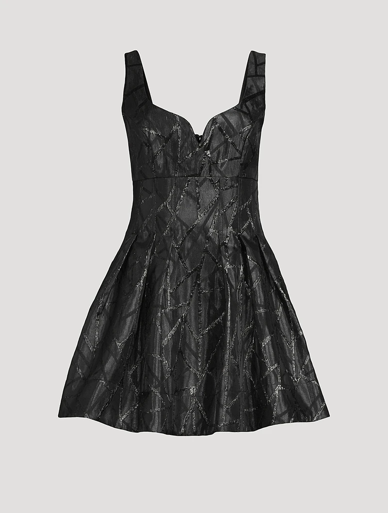 Colette Brocade Mini Dress