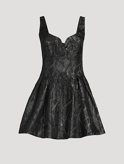 Colette Brocade Mini Dress