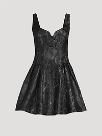 Colette Brocade Mini Dress