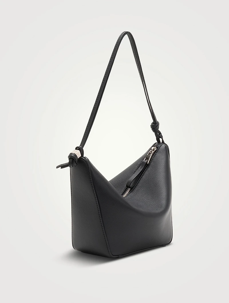 Mini Hammock Leather Shoulder Bag
