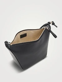 Mini Hammock Leather Shoulder Bag