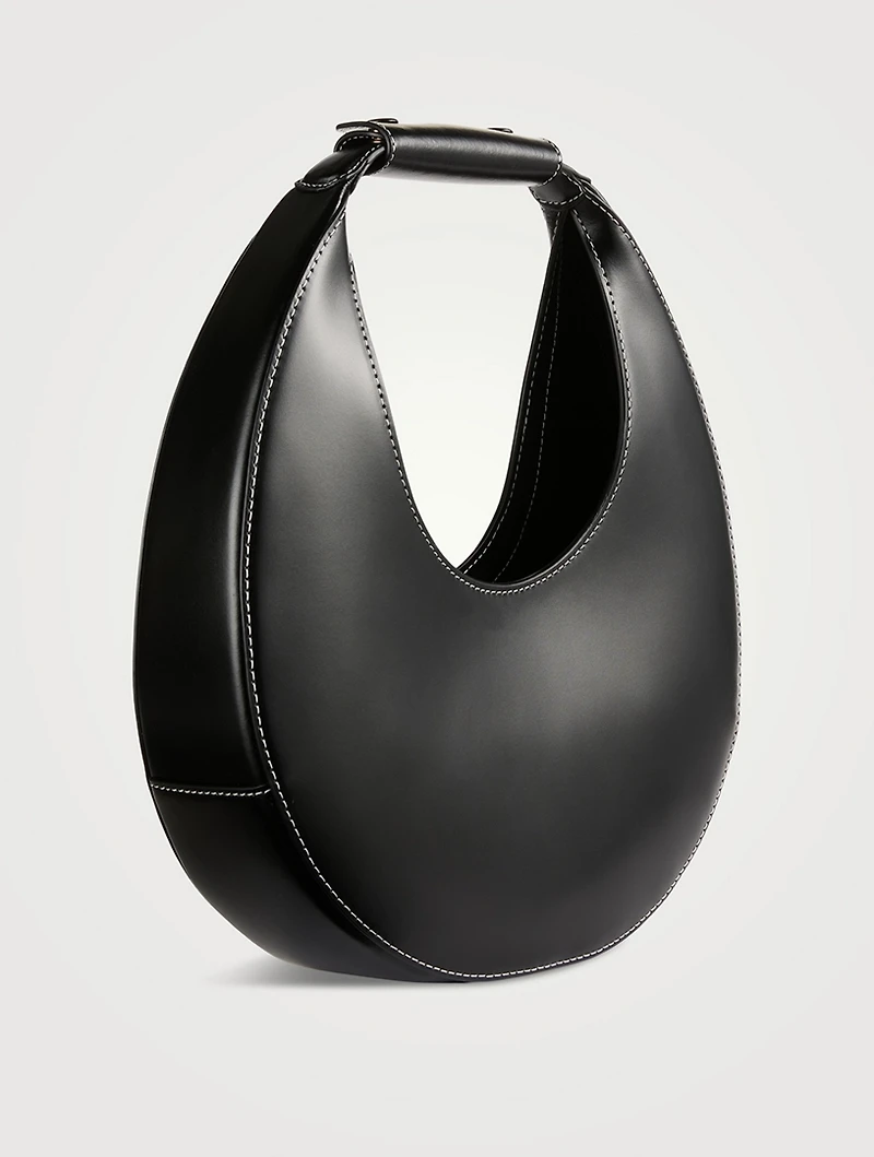 Moon Leather Shoulder Bag