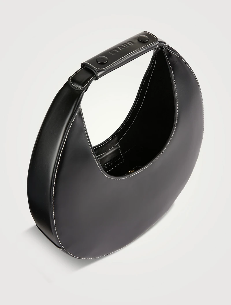 Moon Leather Shoulder Bag