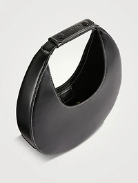Moon Leather Shoulder Bag