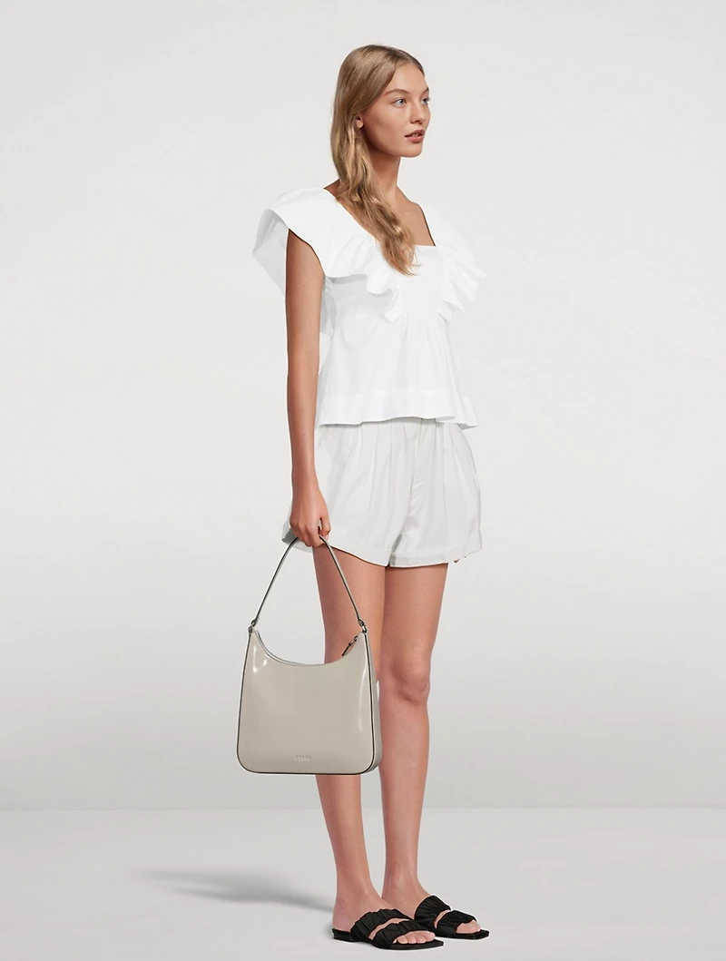 Alec Leather Shoulder Bag
