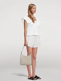 Alec Leather Shoulder Bag