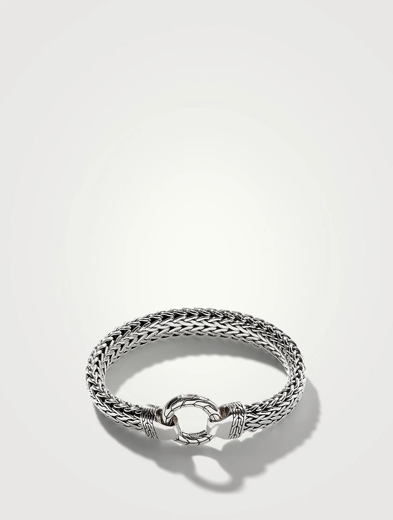 Large Classic Chain Ring Clasp Bracelet