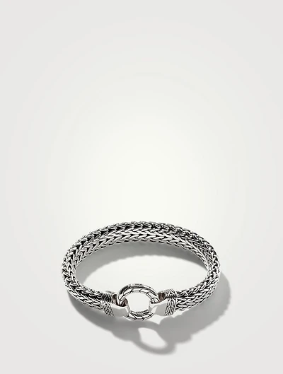 Large Classic Chain Ring Clasp Bracelet