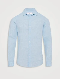 Giles Linen Tailored Shirt