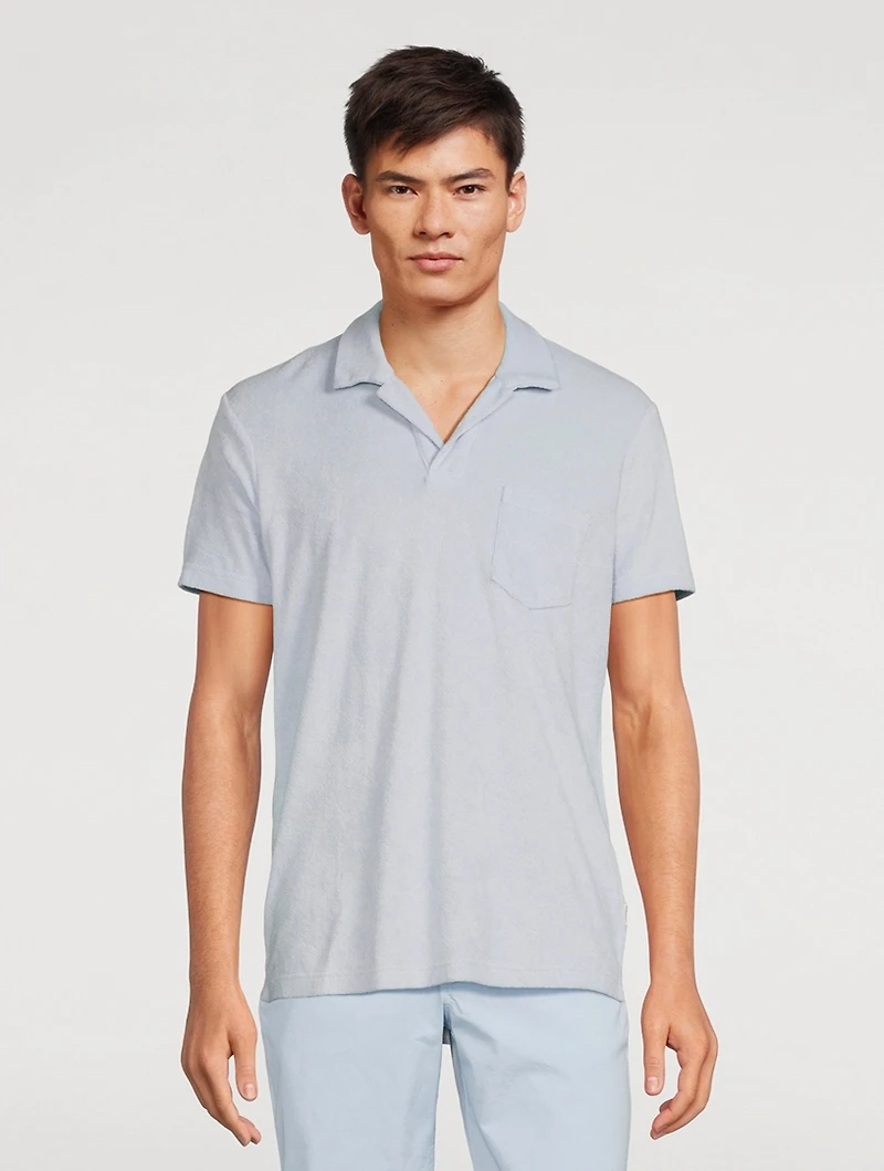 Terry Towelling Polo Shirt