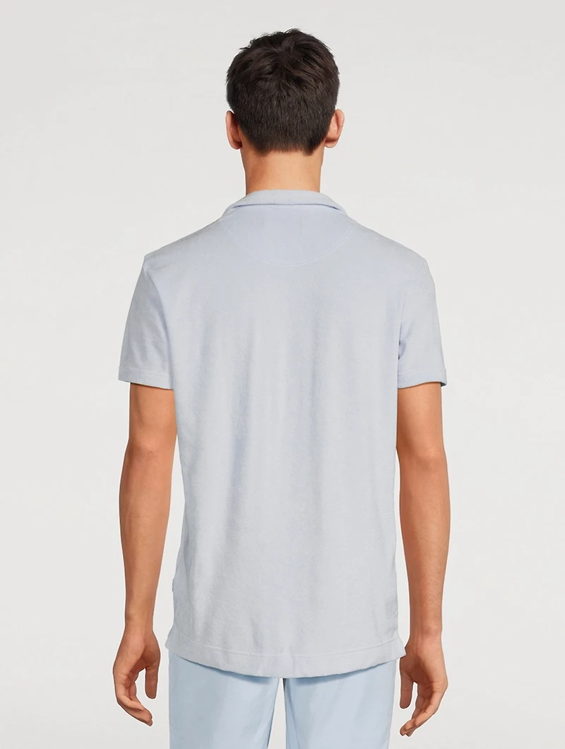 Terry Towelling Polo Shirt