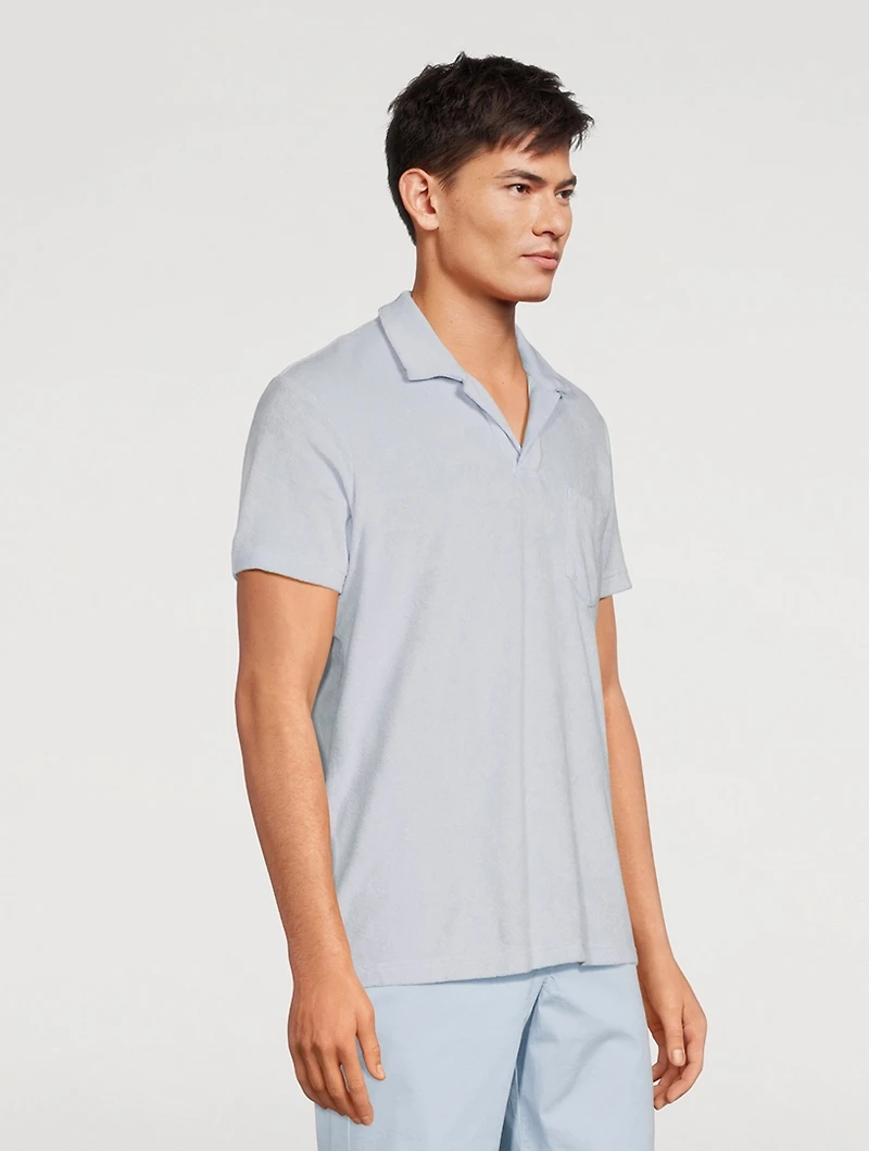 Terry Towelling Polo Shirt