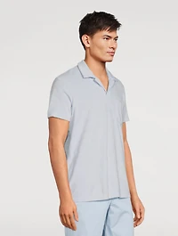 Terry Towelling Polo Shirt