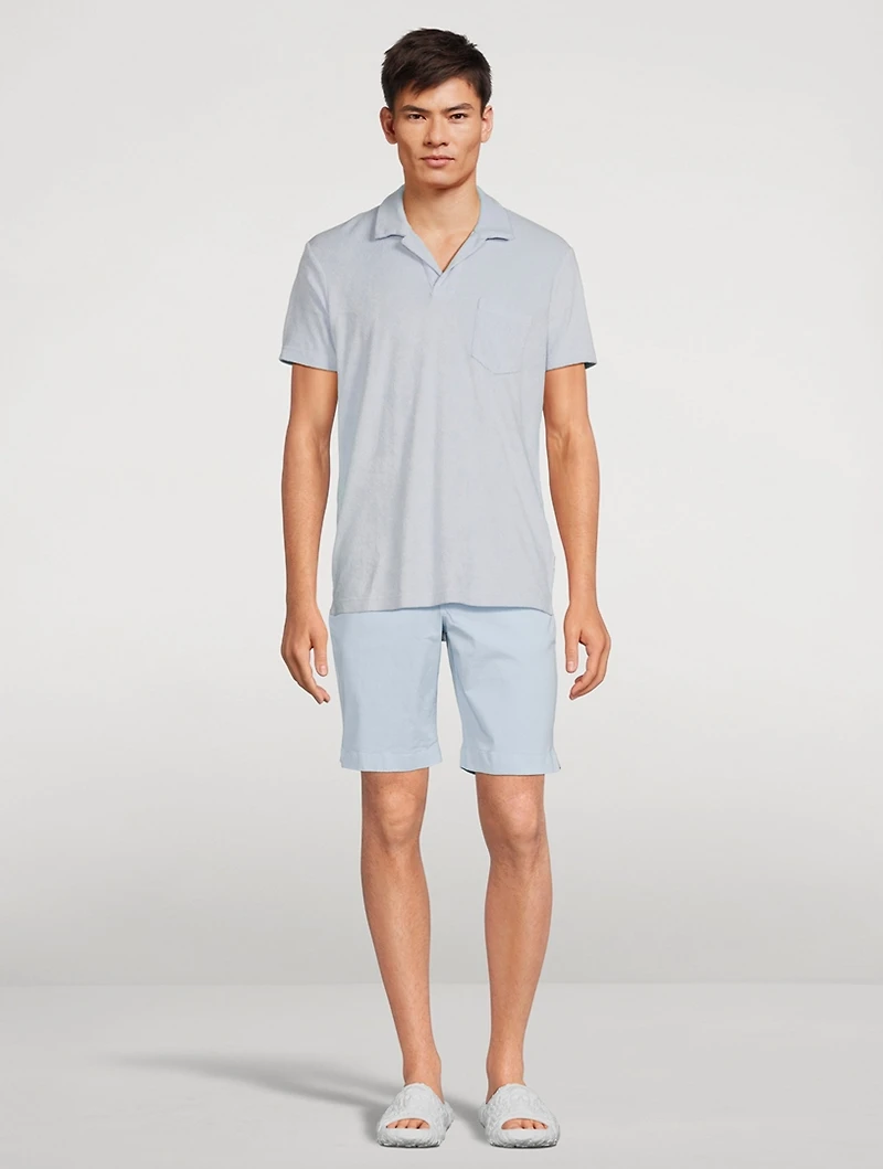 Terry Towelling Polo Shirt