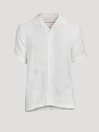 Hibbert Linen Shirt Woven Stripe