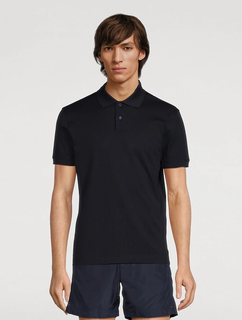 Jarrett Checkerboard Polo Shirt