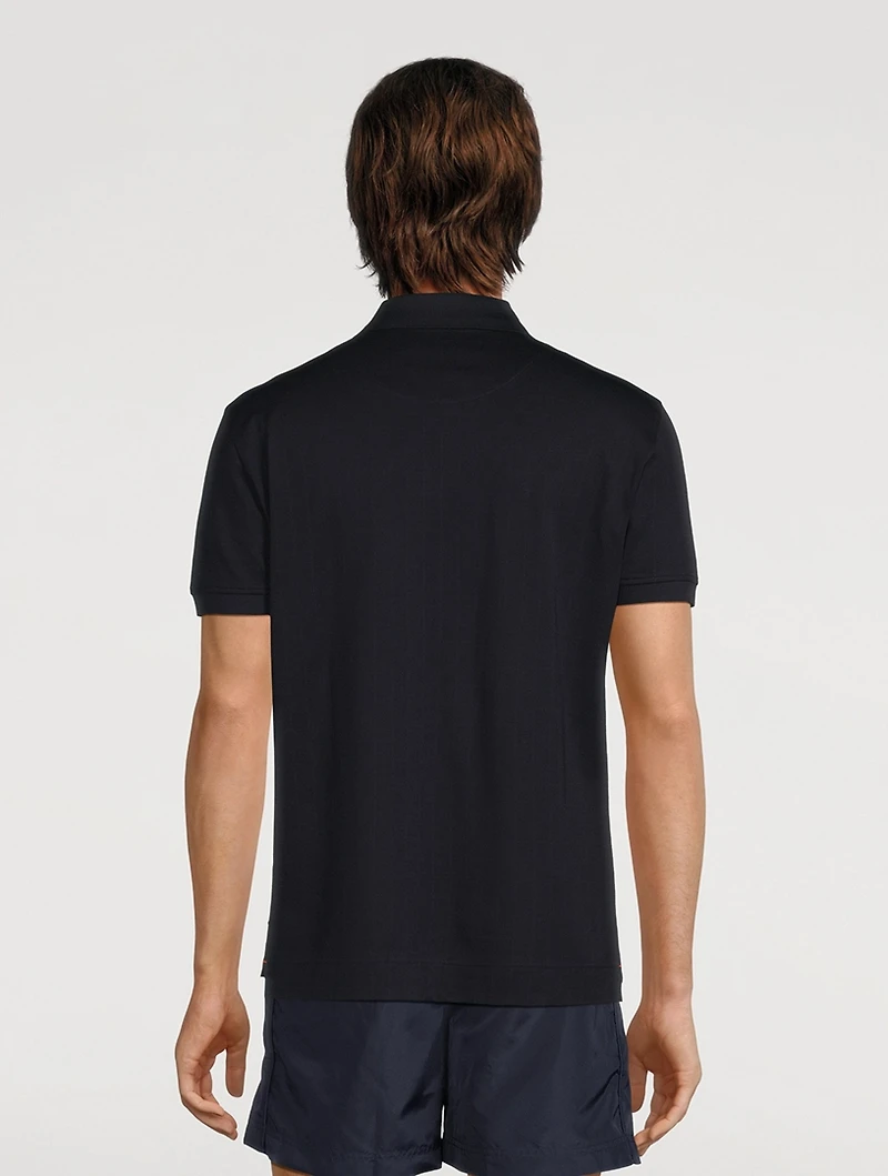 Jarrett Checkerboard Polo Shirt