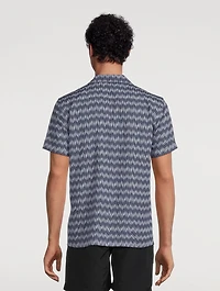Travis Chevron Capri Collar Shirt